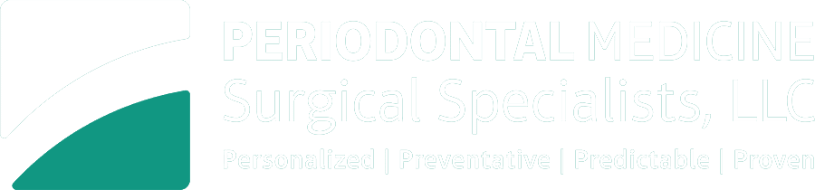 Periodontal Medicine & Surgical Specialists: Drs. Rosenfeld, Mandelaris, DeGroot Logo White